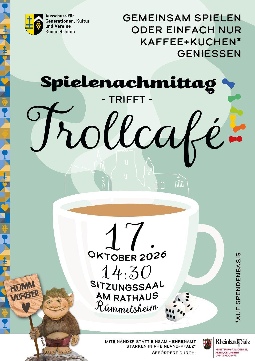 Spielenachmittag und Trollcafe